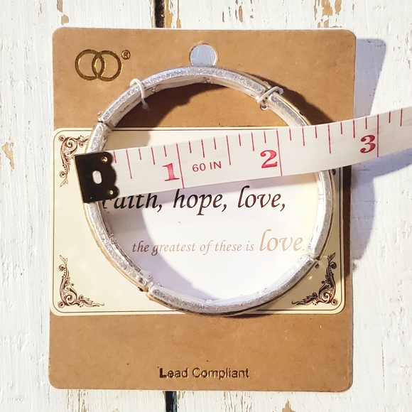 ✝️Bracelet: FAITH HOPE LOVE- CORINTHIANS 13:13 - Picture 11 of 11